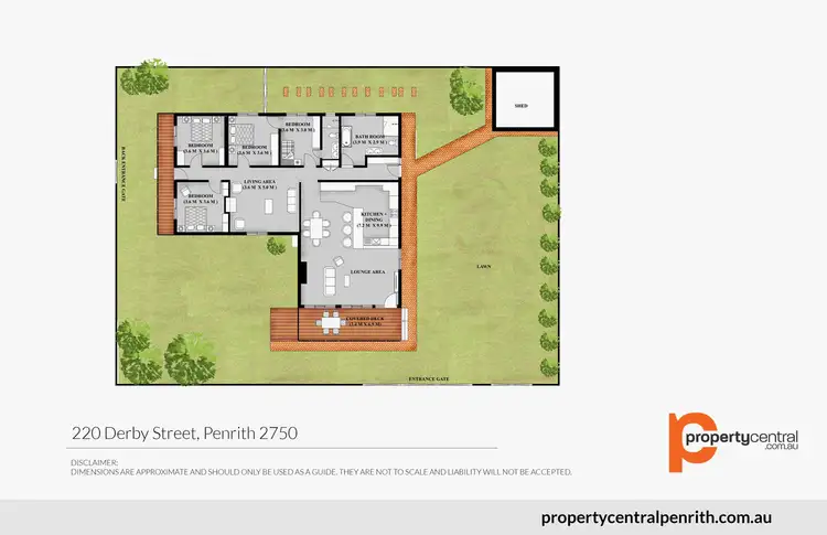 Floorplan of Homely house listing, 220 Derby Street, Penrith NSW 2750