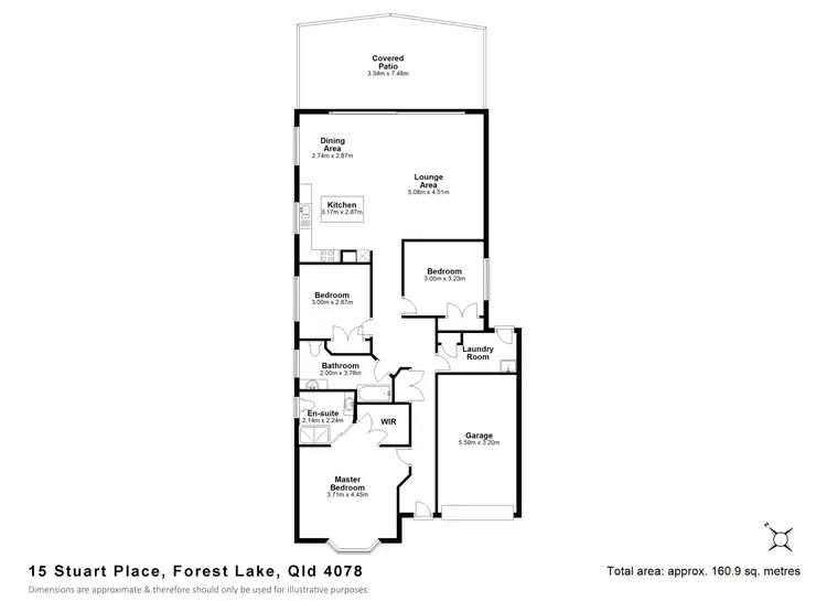 Floorplan of Homely house listing, 15 Stuart Pl, Forest Lake QLD 4078