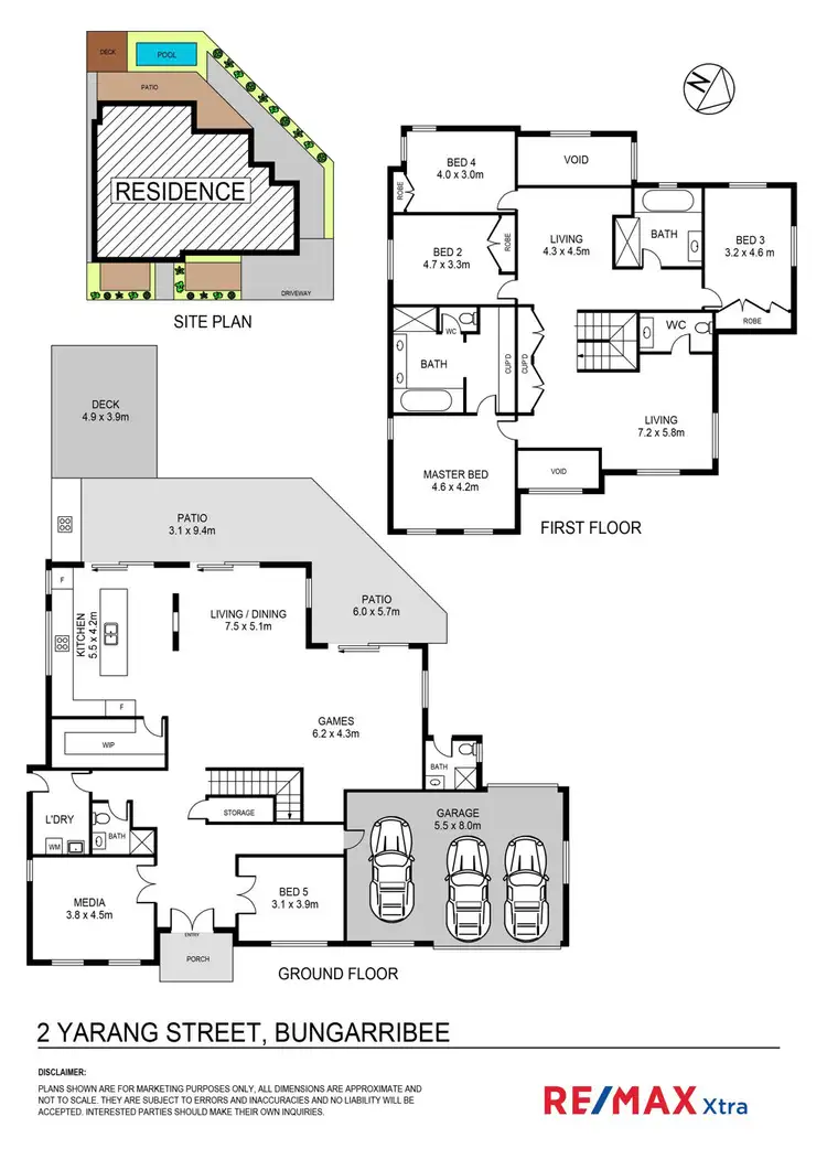Floorplan of Homely house listing, 2 Yarang Street, Bungarribee NSW 2767