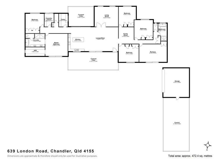 Floorplan of Homely house listing, 639 London Road, Chandler QLD 4155