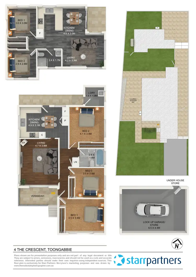 Floorplan of Homely house listing, 4 The Crescent, Toongabbie NSW 2146