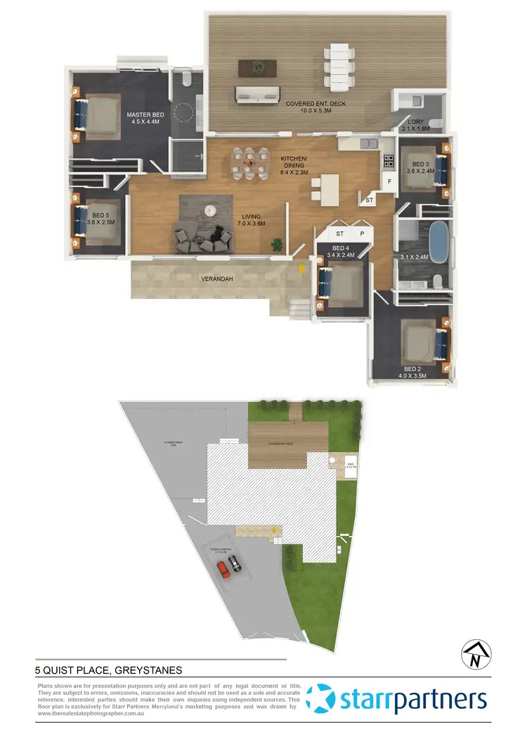 Floorplan of Homely house listing, 5 Quist Place, Greystanes NSW 2145