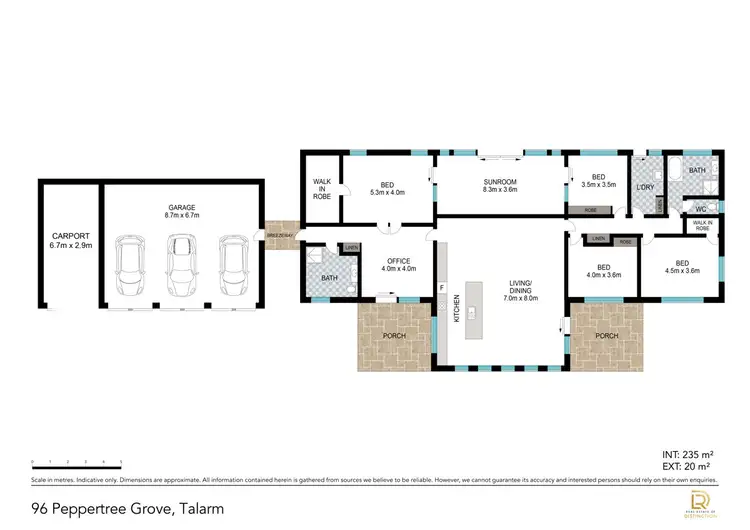 Floorplan of Homely rural property listing, 96 Peppertree Grove, Talarm NSW 2447