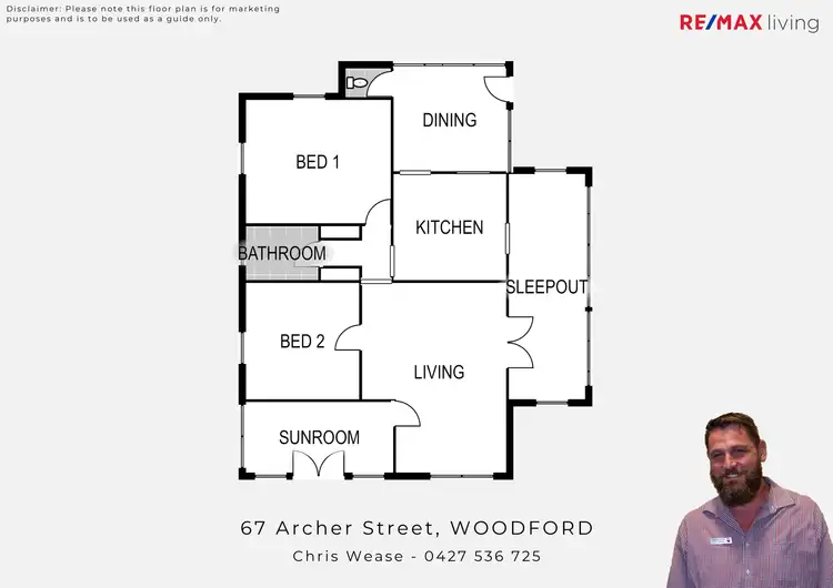 Floorplan of Homely house listing, 67 Archer Street, Woodford QLD 4514