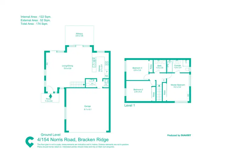 Floorplan of Homely townhouse listing, 4/154 Norris Road, Bracken Ridge QLD 4017