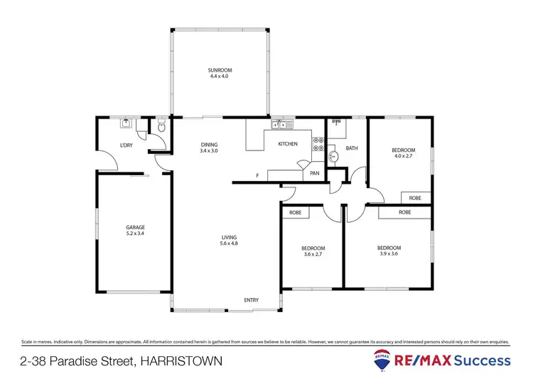 Floorplan of Homely house listing, 2/38 Paradise Street, Harristown QLD 4350