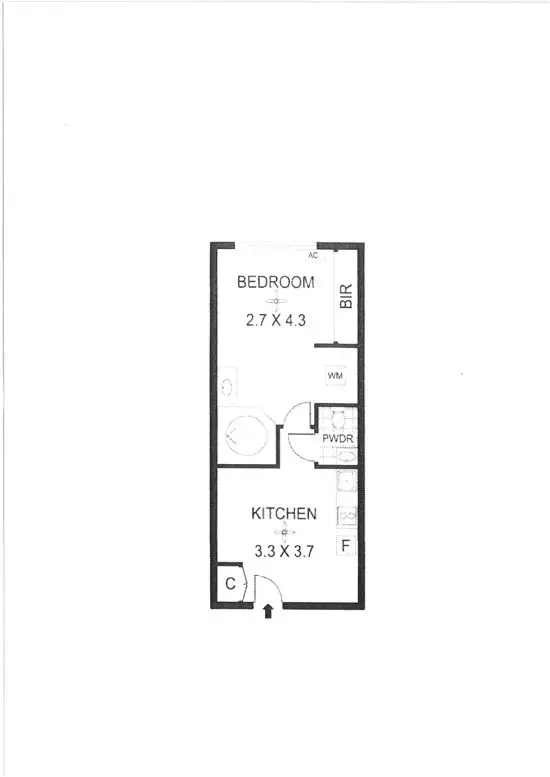 Floorplan of Homely unit listing, 46/21 Cavenagh Street, Darwin City NT 800
