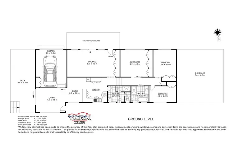 Floorplan of Homely house listing, 9 Rowe Street, Centenary Heights QLD 4350