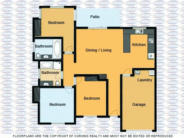 Floorplan of Homely townhouse listing, z33/150 Rosehill Drive, Burpengary QLD 4505