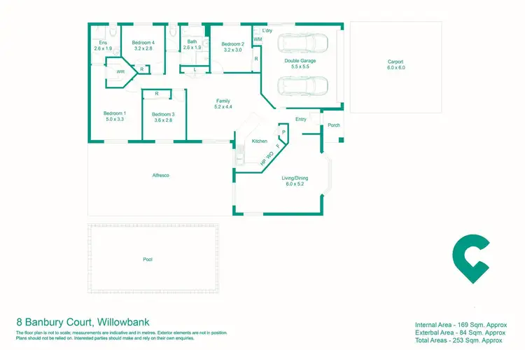Floorplan of Homely house listing, 8 Banbury Court, Willowbank QLD 4306