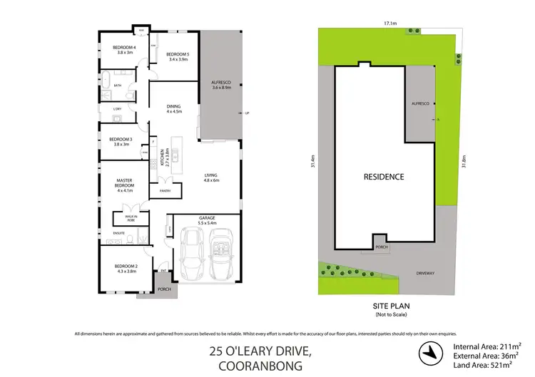 Floorplan of Homely house listing, 25 O'Leary Drive, Cooranbong NSW 2265