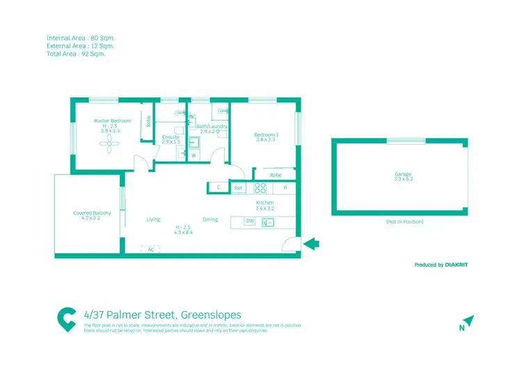 Floorplan of Homely unit listing, 4/37 Palmer Street, Greenslopes QLD 4120