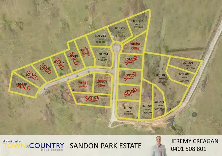 Floorplan of Homely land listing, 204 Sandon Park, Armidale NSW 2350