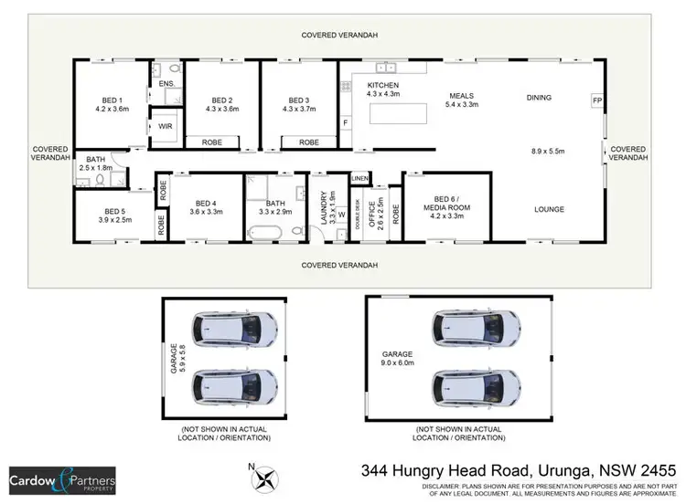 Floorplan of Homely house listing, 344 Hungry Head Road, Urunga NSW 2455