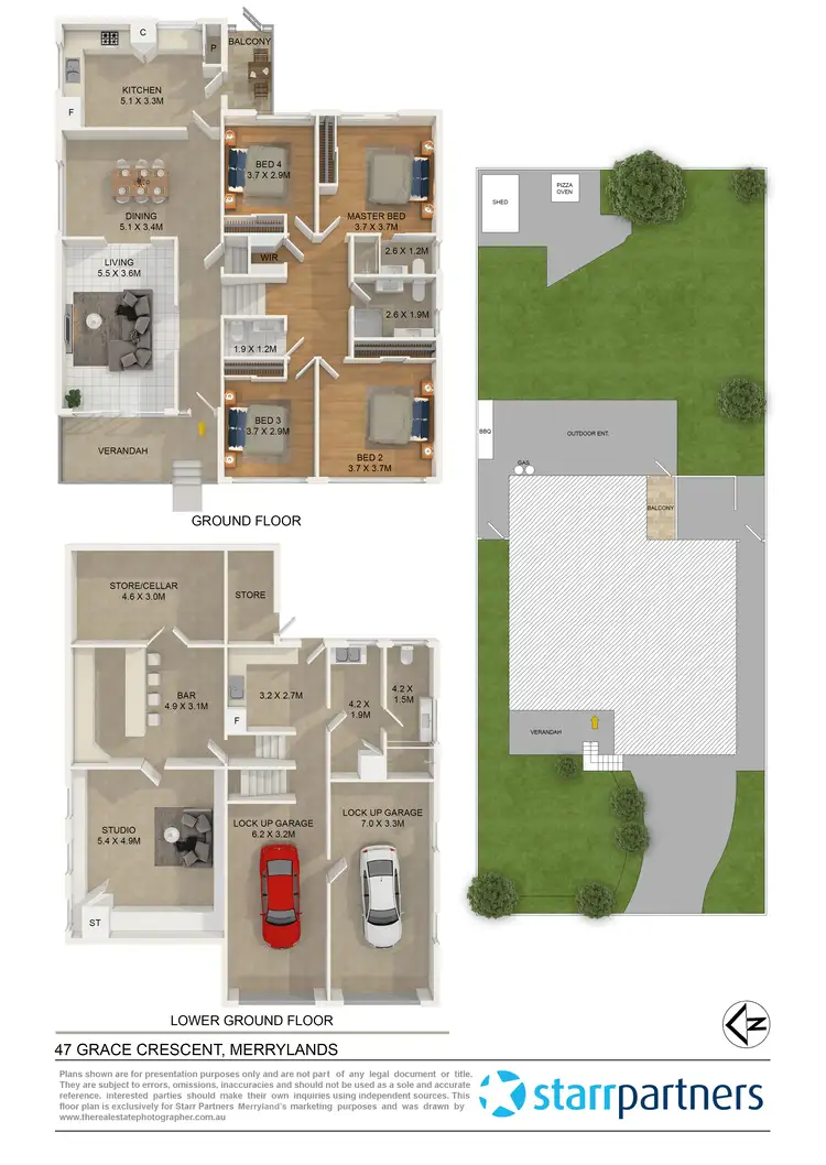 Floorplan of Homely house listing, 47 Grace Crescent, Merrylands NSW 2160