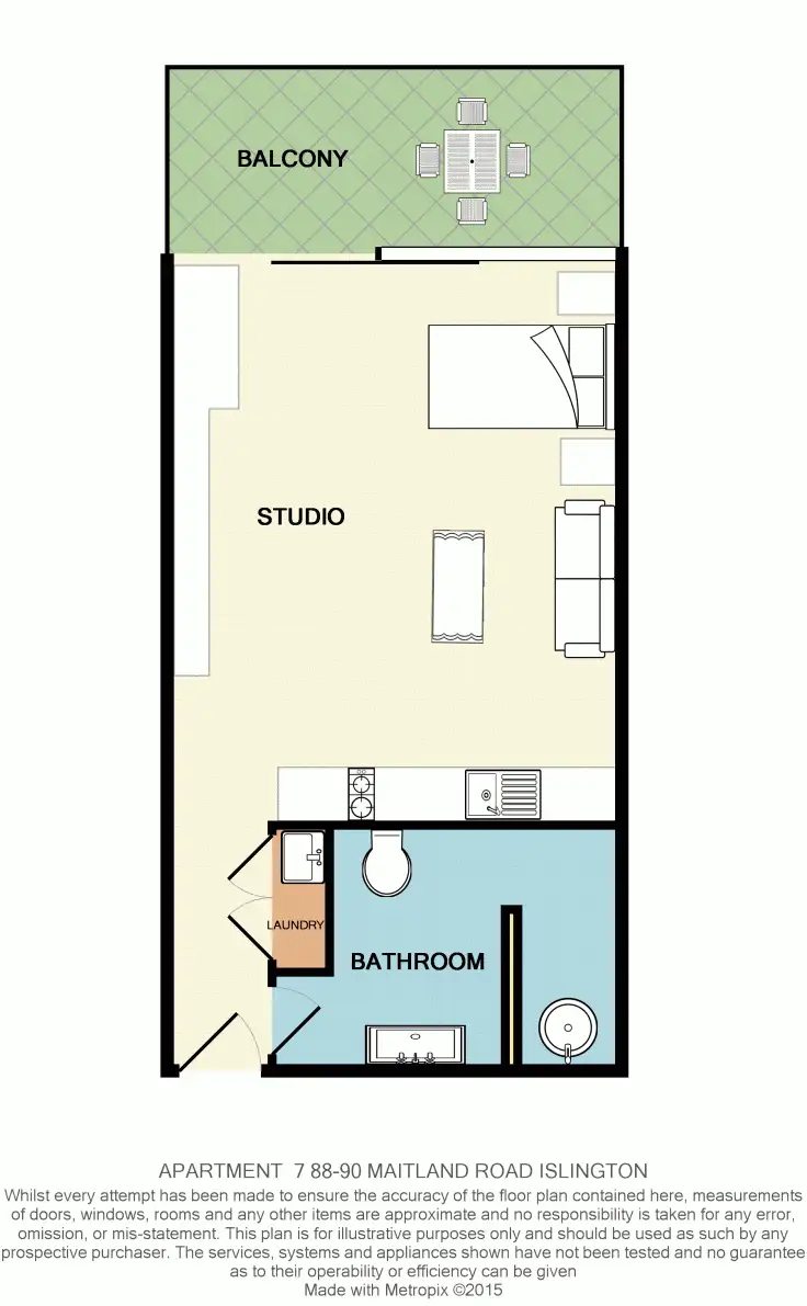 Floorplan of Homely house listing, Apartment 7 88 Maitland road, Islington NSW 2296