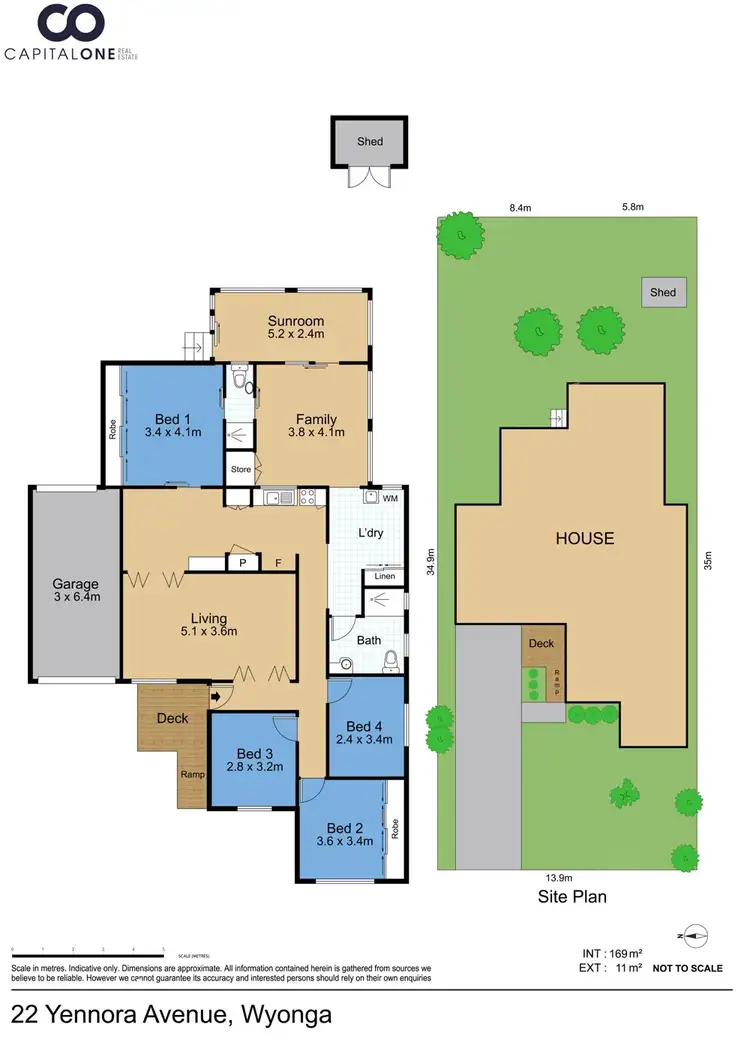 Floorplan of Homely house listing, 22 Yennora Avenue, Wyongah NSW 2259