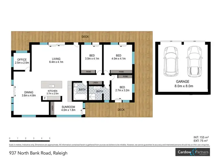Floorplan of Homely rural property listing, 937 North Bank Road, Raleigh NSW 2454