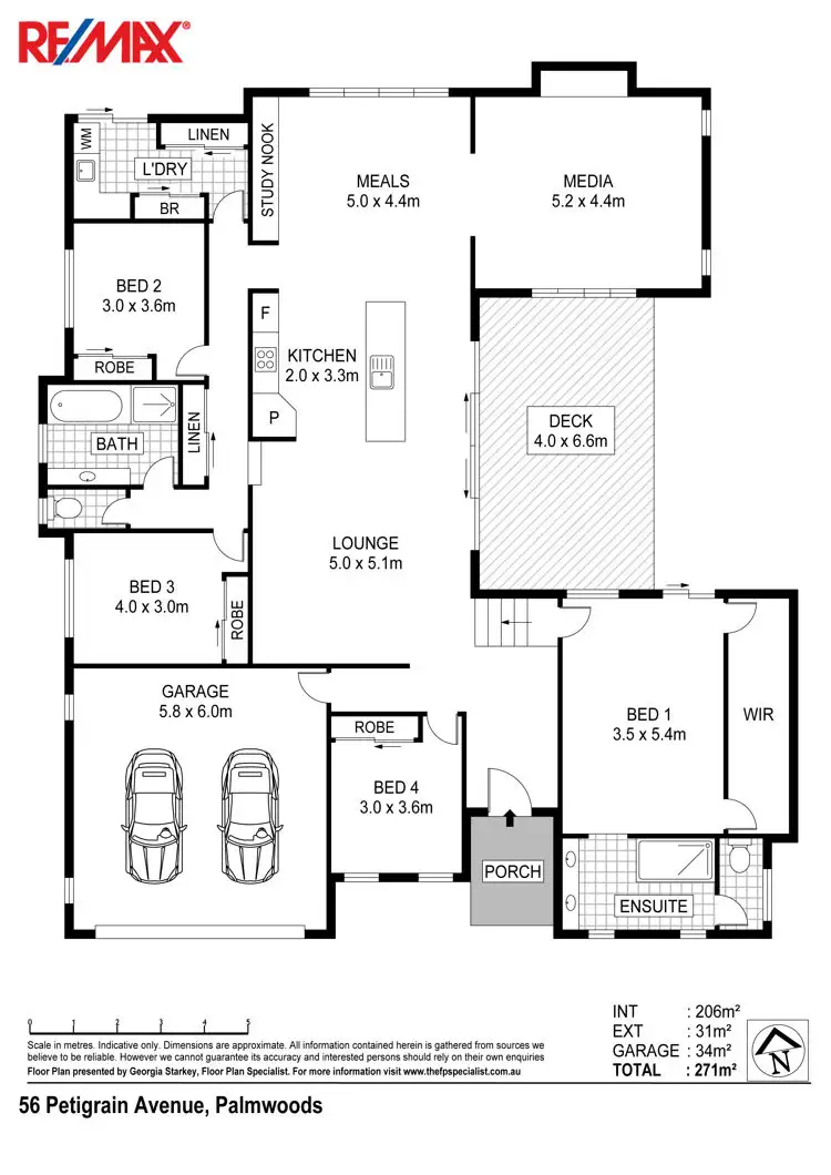Floorplan of Homely house listing, 56 Petigrain Avenue, Palmwoods QLD 4555