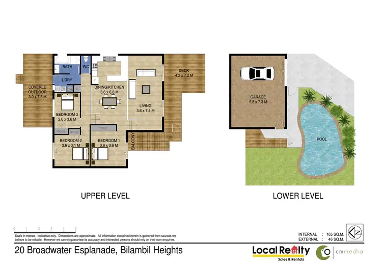 Floorplan of Homely house listing, 20 Broadwater Esplanade, Bilambil Heights NSW 2486