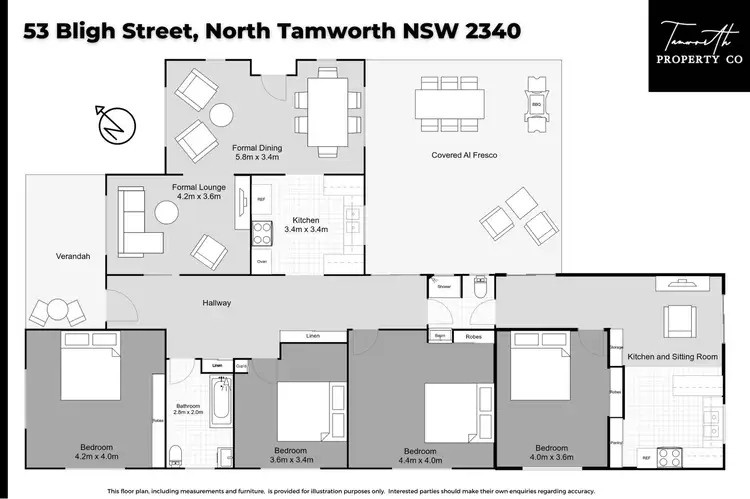 Floorplan of Homely house listing, 53 Bligh Street, Tamworth NSW 2340