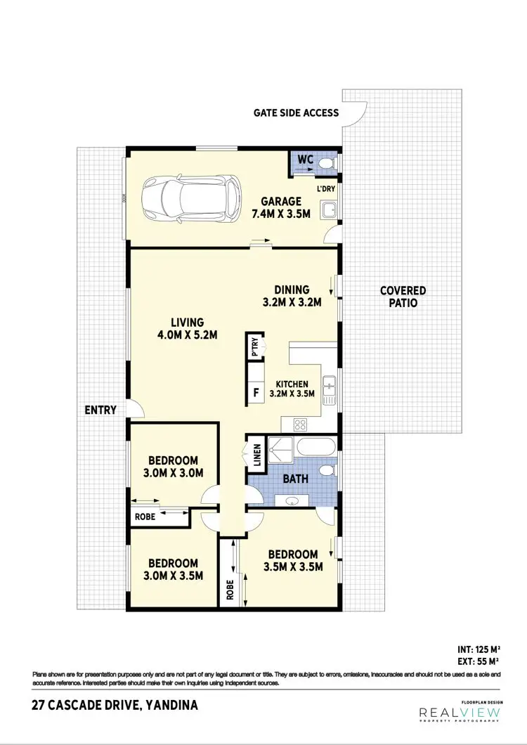 Floorplan of Homely house listing, 27 Cascade Drive, Yandina QLD 4561