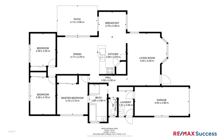 Floorplan of Homely house listing, 4 Robindale Drive, Darling Heights QLD 4350