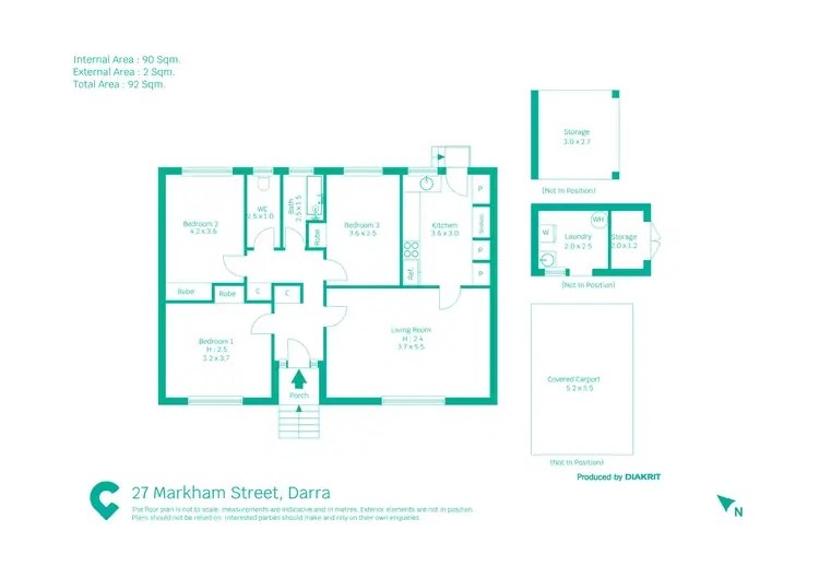 Floorplan of Homely house listing, 27 Markham Street, Darra QLD 4076