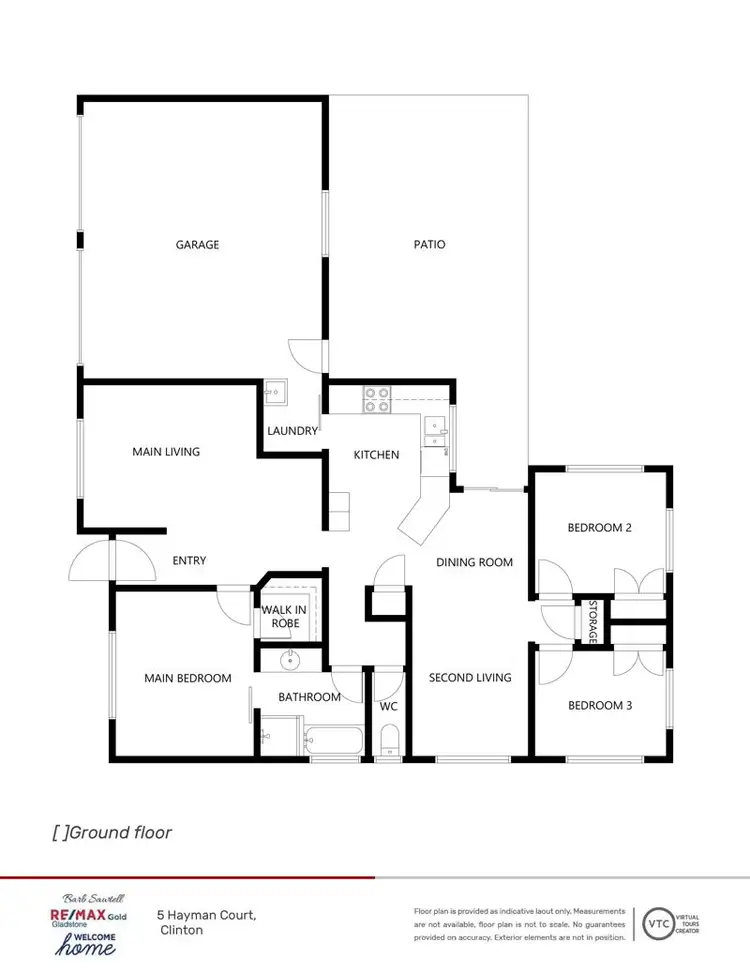 Floorplan of Homely house listing, 5 Hayman Court, Clinton QLD 4680