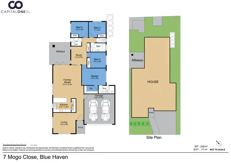 Floorplan of Homely house listing, 7 Mogo Close, Blue Haven NSW 2262