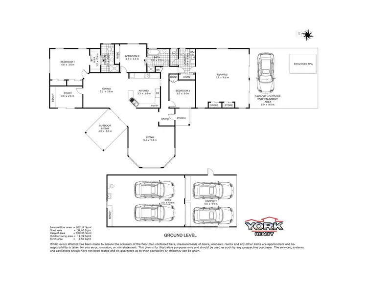 Floorplan of Homely house listing, 18 Redlands Drive, Gowrie Junction QLD 4352