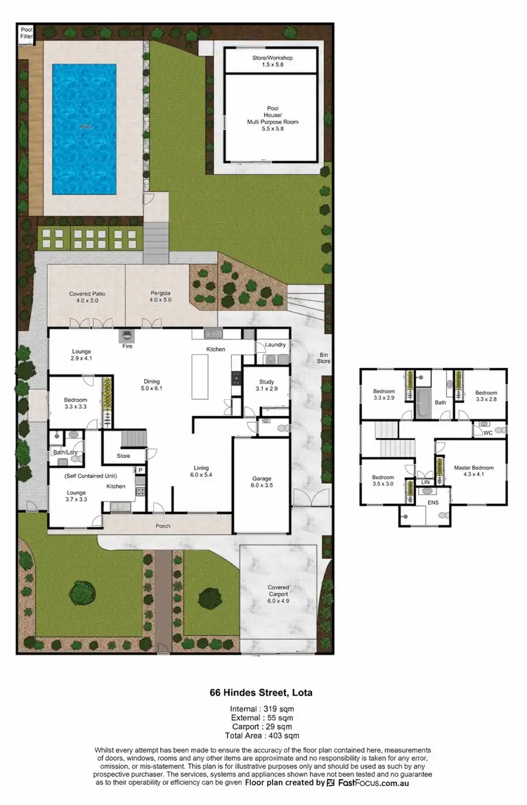Floorplan of Homely house listing, 66 Hindes Street, Lota QLD 4179