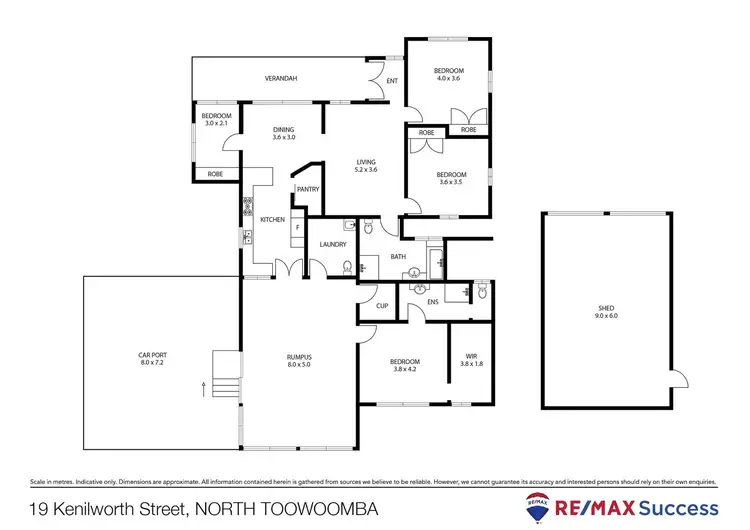 Floorplan of Homely house listing, 19 Kenilworth Street, North Toowoomba QLD 4350