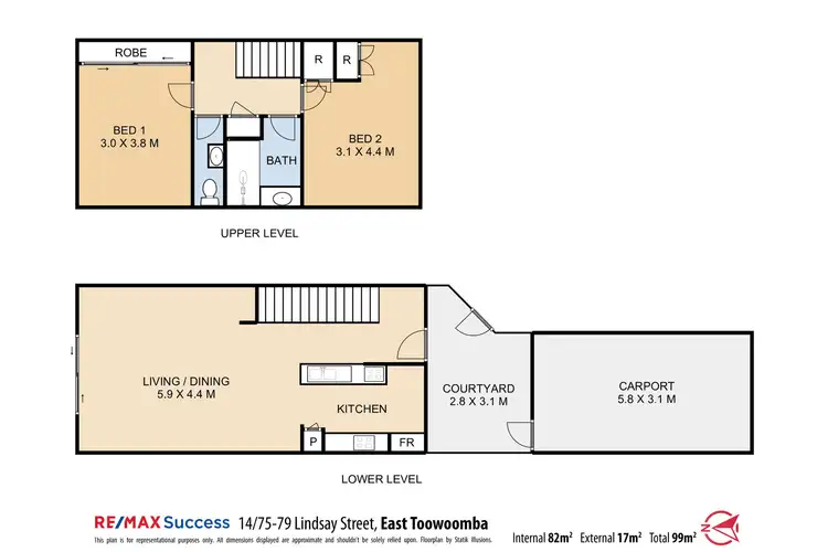 Floorplan of Homely unit listing, 14/75-79 Lindsay Street, East Toowoomba QLD 4350