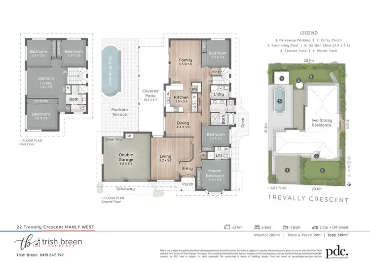 Floorplan of Homely house listing, 22 Trevally Crescent, Manly West QLD 4179