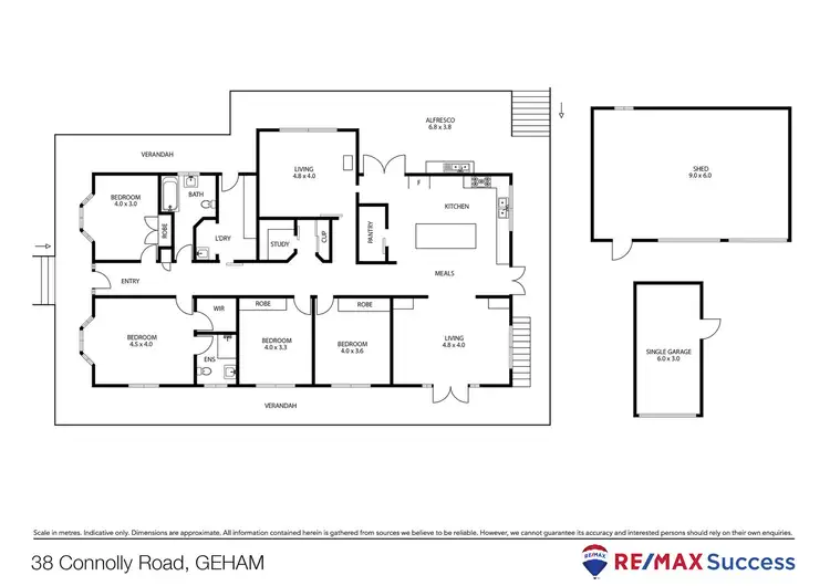 Floorplan of Homely house listing, 38 Connolly Road, Geham QLD 4352
