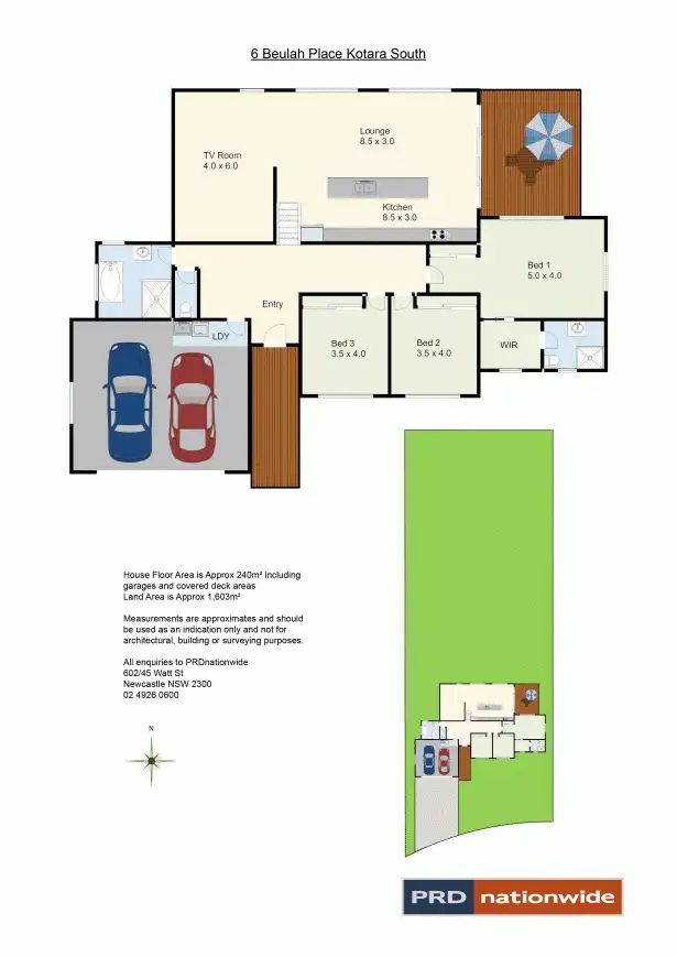 Floorplan of Homely house listing, 6 Beulah Place, Kotara South NSW 2289