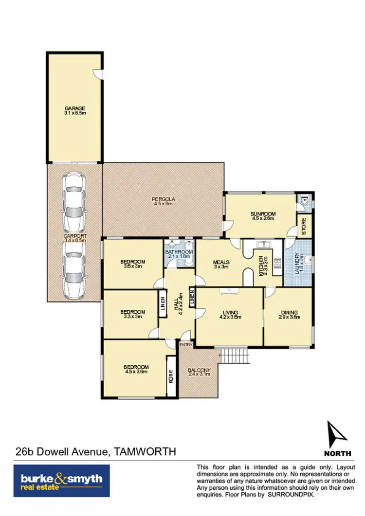 Floorplan of Homely house listing, 26B Dowell Avenue, Tamworth NSW 2340