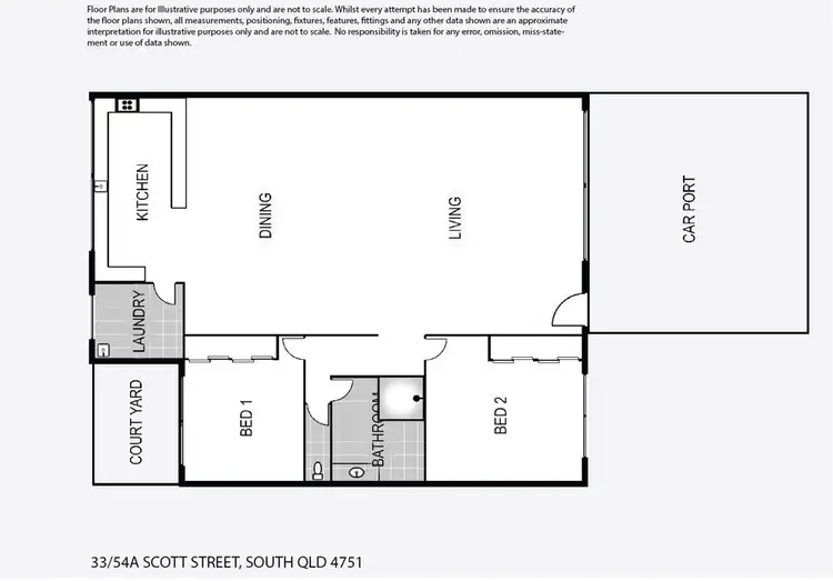 Floorplan of Homely house listing, 33/54A Scott Street, South Mackay QLD 4740