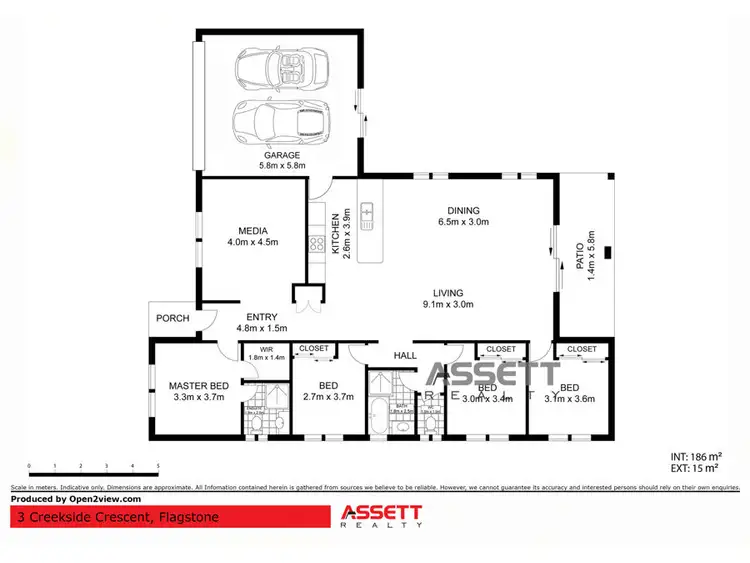 Floorplan of Homely house listing, 3 Creekside Crescent, Flagstone QLD 4280
