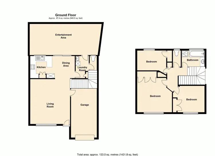 Floorplan of Homely townhouse listing, 3/5 Aramac Court, Capalaba QLD 4157