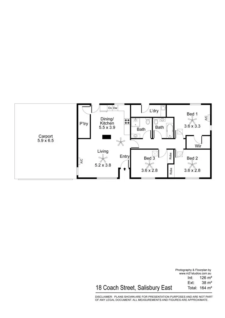 Floorplan of Homely house listing, 18 Coach Street, Salisbury East SA 5109