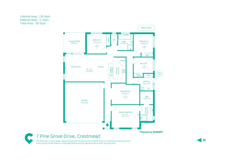 Floorplan of Homely house listing, 7 Pine Grove Drive, Crestmead QLD 4132
