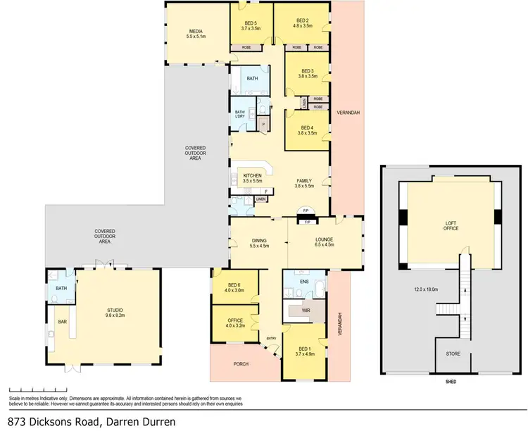 Floorplan of Homely rural property listing, 873 Dicksons RD, Durren Durren NSW 2259