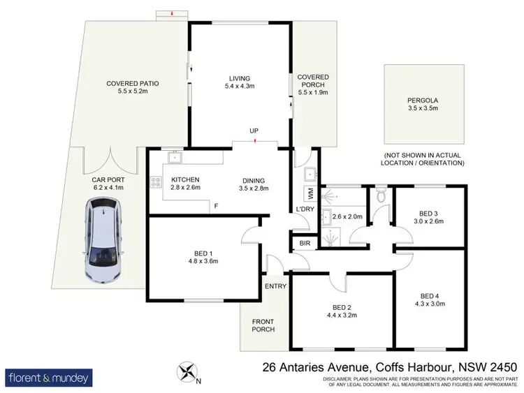 Floorplan of Homely house listing, 26 Antaries Ave, Coffs Harbour NSW 2450