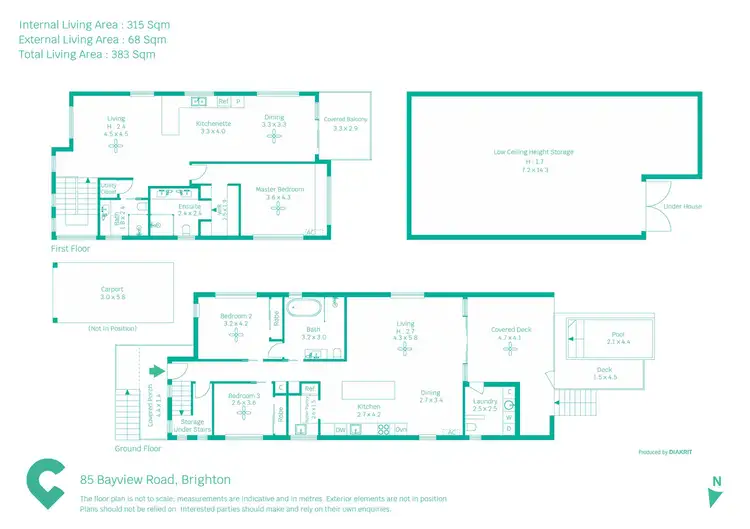Floorplan of Homely house listing, 85 Bayview Road, Brighton QLD 4017