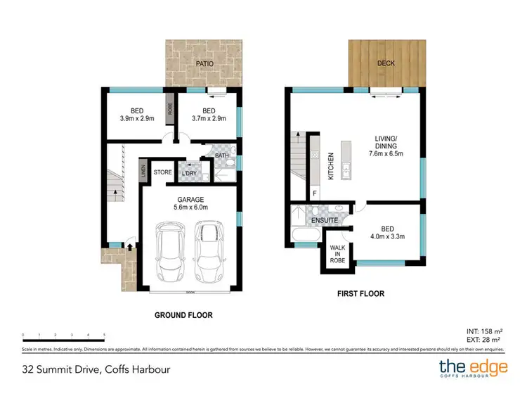 Floorplan of Homely townhouse listing, 32 Summit Drive, Coffs Harbour NSW 2450