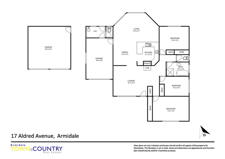 Floorplan of Homely house listing, 17 Aldred Avenue, Armidale NSW 2350