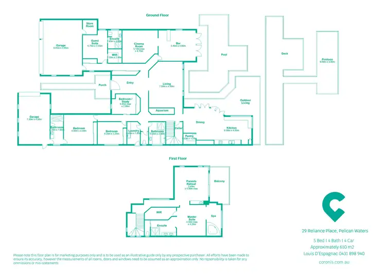 Floorplan of Homely house listing, 29 Reliance Place, Pelican Waters QLD 4551