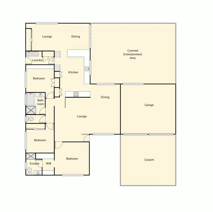 Floorplan of Homely house listing, 35 Arcadia Drive, Beerwah QLD 4519